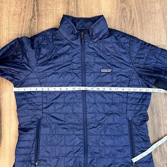 Patagonia Women's Nano Puff Jacket Navy Blue Sz XL - Picture 7 of 10